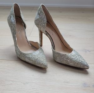 JESSICA SIMPSON | Silver Heels